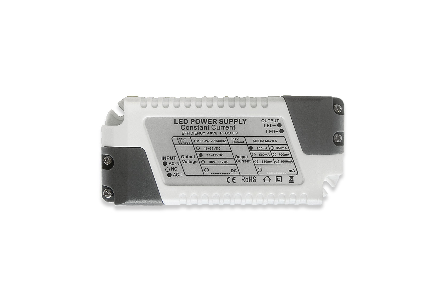 Источник питания Fonte: 30-42V 260mA Источник питания Fonte: 30-42V 260mA