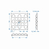 Модуль Brillare: SMD3030*144-273x195 (90°)