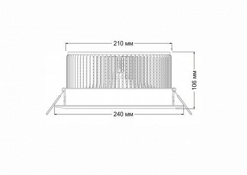 Soffitto: DL-36W-D240/106 Soffitto: DL-36W-D240/106