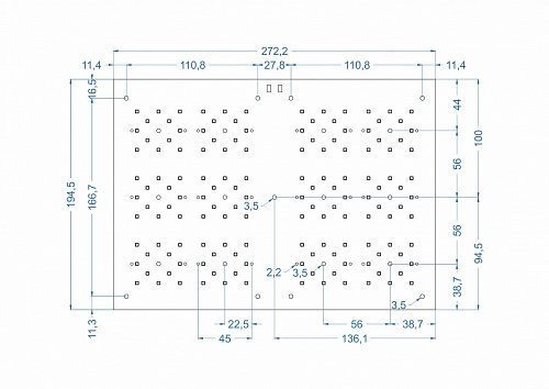 Модуль Brillare: SMD3030*144-273x195 (90°)