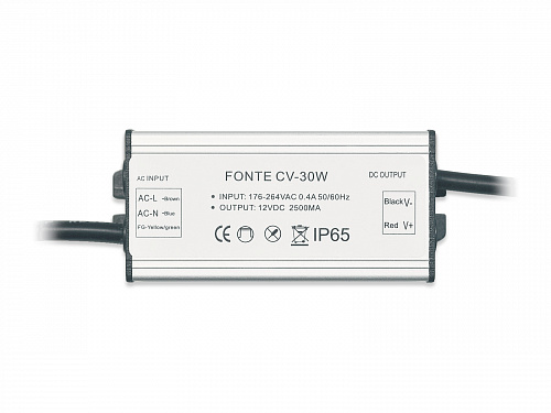 Источник питания Fonte: CV-30W-12V-IP65 Источник питания Fonte: CV-30W-12V-IP65