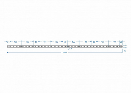 Модуль Brillare: SMD2835*80-1000x15 Модуль Brillare: SMD2835*80-1000x15