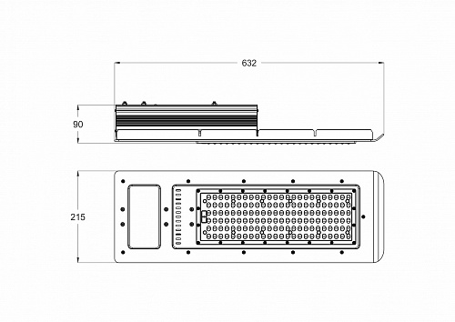 Светильник светодиодный Strada: L-120W (A6)